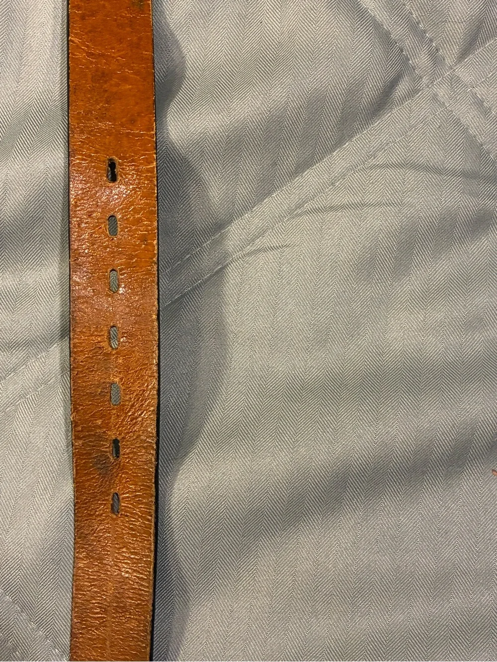 Wrangler Tooled Brown Leather Belt with Silver Horse Buckle